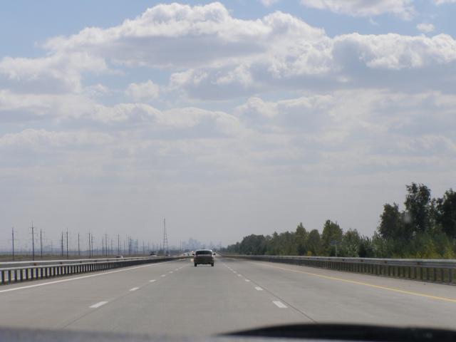 Подъезжаем к Астане